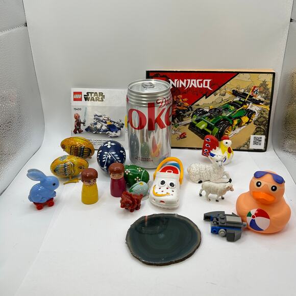 Vintage Junk Drawer Lot Random Mixed Trinkets Toys Mini Items - Picture 9 of 9